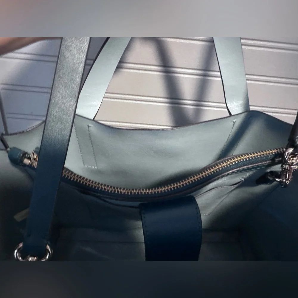 KATE SPADE Putnam Drive Nelle Convertible Work Commuter Tote Teal MSRP: $348 - Picture 15 of 16